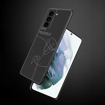Чехол для телефона Love Yourself Art для Samsung Galaxy S22 Pro S21 S20 Ultra FE S10 Lite 5G S10E S9 S8 Plus, мягкий черный чехол из ТПУ Samsung S22 Ultra
