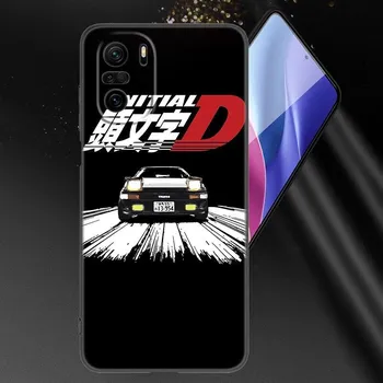 Чехол для телефона Initial D AE86 для Xiaomi Mi POCO X3 NFC GT M4 M3 12 11T 10T Pro A3 11 Lite NE 5G 12X 11i F3, мягкий черный чехол из ТПУ Xiaomi Mi A3