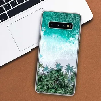 Чехол для телефона «Летний пляж, закат, море, пальма» для Samsung Galaxy S10 Plus S20 FE S21 S22 Ultra S10E S9 S8 + S6 S7 Edge Lite Shell Samsung S20