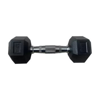 Обрезиненная гексагональная гантель 4кг Inex Hex Dumbbell TF-D2017-4