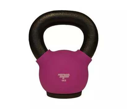 Обрезиненная гиря 4 кг Perform Better Neoprene Kettlebell 8932 пурпурный