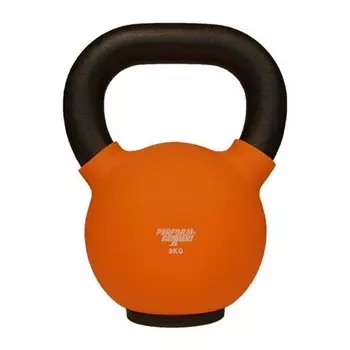 Обрезиненная гиря 8 кг Perform Better Neoprene Kettlebell 8934 оранжевый