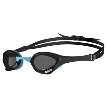 Очки для плавания Arena Cobra Ultra Swipe 003929600, дымчатые линзы, смен.перен., черн-син опр