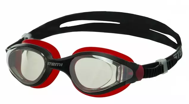 Очки для плавания Atemi N9301M чёрный, красный