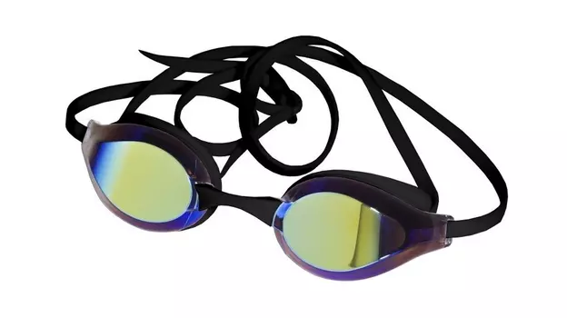Очки для плавания Atemi Racing Spear, силикон TRS1BK Черный
