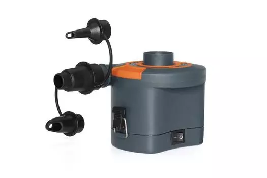 Насос электрический на батарейках Bestway (4шт х тип D) Sidewinder D Cell 430л/м, 3 насадки в комплекте 62141