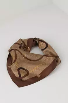 Платок шелковый с принтом Guess