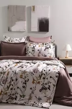 Пододеяльник из сатина с принтом Summer Bouquet 21maison