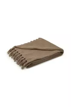Плед хлопковый с кистями Cotton Slub Tiseco