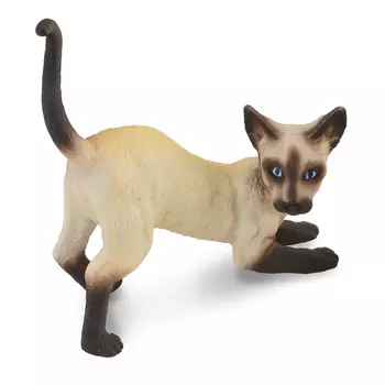 Collecta Кот сиамский потягивающийся, S