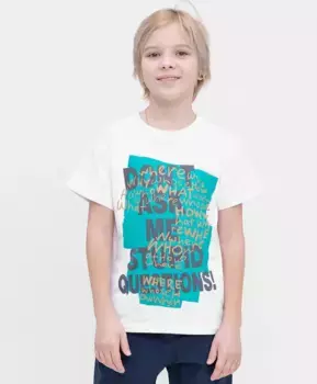 Футболка белая Button Blue (152)