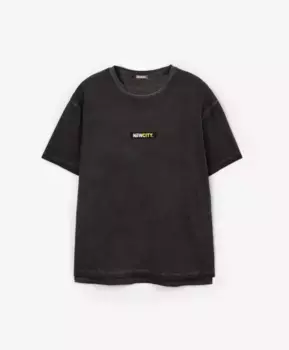 Футболка мужская с коротким рукавом серая Gulliver (XL)