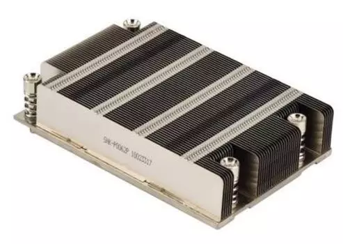 Радиатор Supermicro SNK-P0062PM 1U Passive Front CPU HS, 30W mm Mid Air CH, H11 2U4N BigTwin