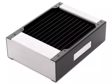 Радиатор Watercool 24112 HEATKILLER RAD 120-L Black, медный, толщина 48 мм, черный