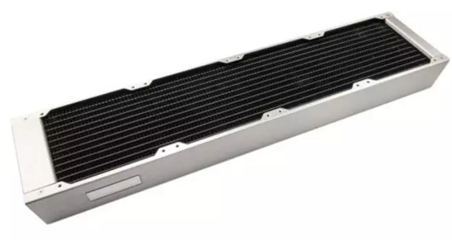Радиатор Watercool 24123 HEATKILLER RAD 480-L Stainless Steel, медный, толщина 48 мм, нержавеющая сталь