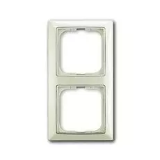 Рамка ABB 1725-0-1512 BASIC 55 2-ая, IP20 шале (белый)