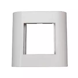 Рамка BNH B200.1-80x80 80х80 мм (ВхШ), скошенная, цвет: белый