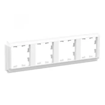 Рамка четверная Systeme Electric ATN101304 AtlasDesign ANTIQUE универсальная, Лотос
