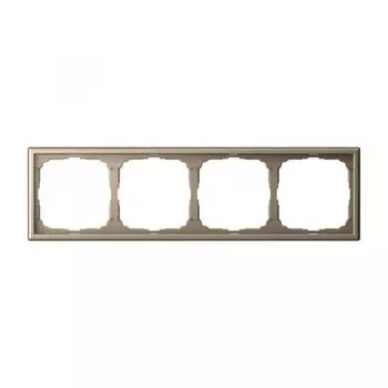Рамка четверная Systeme Electric GAL000504 ArtGallery универсальная, Шампань
