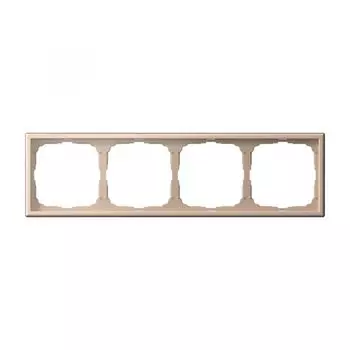 Рамка четверная Systeme Electric GAL001204 ArtGallery универсальная, Песочный