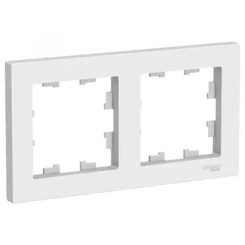 Рамка двойная Systeme Electric ATN001302 AtlasDesign универсальная, Лотос