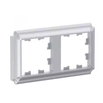 Рамка двойная Systeme Electric ATN100302 AtlasDesign ANTIQUE универсальная, Алюминий