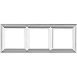 Рамка Jung EPD483AL 3-ая EcoProfi DECO Алюминий