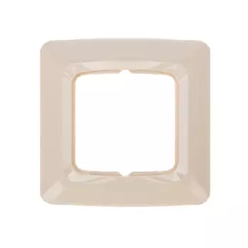 Рамка KRANZ KR-78-0255 DEA 1-я горизонтальная бежевая