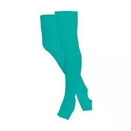 Гетры гимнастические разогревочные Chante Stella Aquamarine, шерсть,50 см