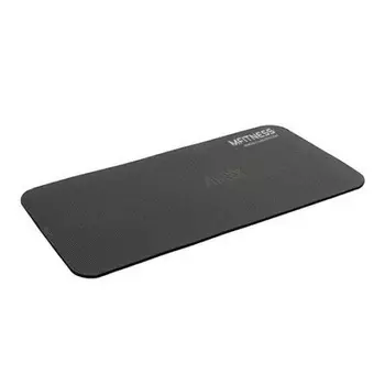 Гимнастический коврик Airex Fitline 100 AA\FITLINE100SI-CO-BRANDING\CH-10-01 темно-серый, логотип Airex и MFitness