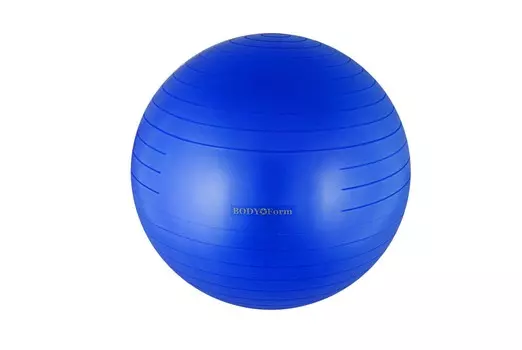 Гимнастический мяч Body Form BF-GB01AB антивзрыв D65 см, синий