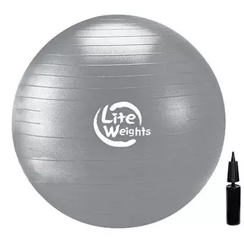 Гимнастический мяч Lite Weights 85 см, антивзрыв, с насосом 1868LW