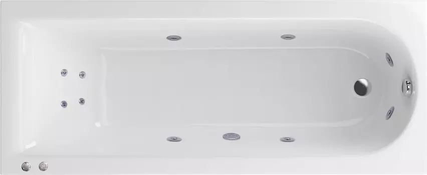 Акриловая ванна Excellent Actima Aurum Hydro+ 150x70