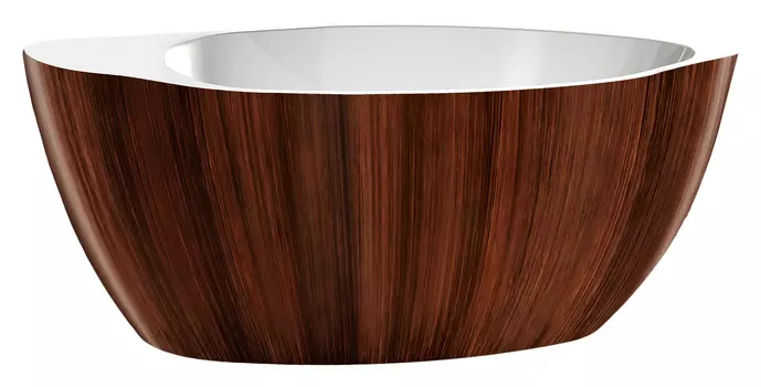 Акриловая ванна Lagard Versa Brown Wood