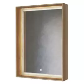 зеркало RAVAL Frame 60 см с подсветкой дуб трюфель