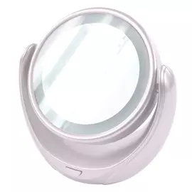зеркало с подсветкой MARTA MT-2653 19,5х16см двухсторон. бел.