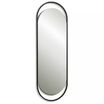 зеркало в раме SILVER MIRRORS Alba 500х1500мм металл черный