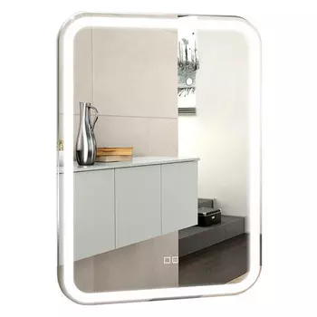 зеркало для ванной SILVER MIRRORS Мальта2 55х80см LED сенсор диммер подогрев