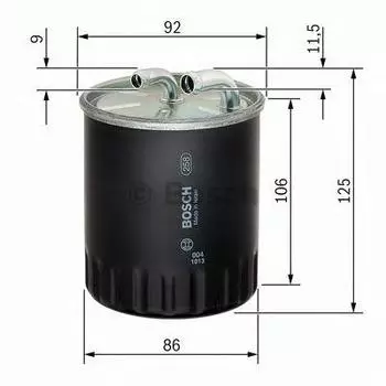 ФИЛЬТР ТОПЛИВНЫЙ MB W169, W203, W211, W164, W221 ДИЗЕЛЬ