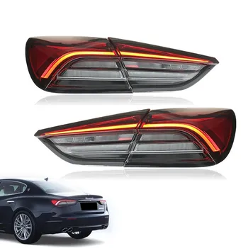 Автоматические светодиодные фары в сборе для Maserati Quattroporte 2013-2021, обновленные полностью светодиодные передние фонари