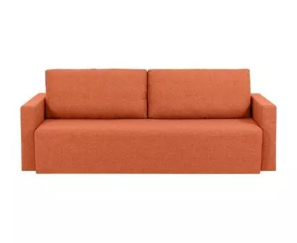 Диван Kansas (оранжевый, маленький, 228, 105, Ткань Lounge 28)