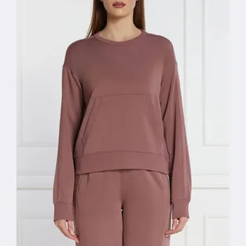 Укороченная толстовка Calvin Klein, розовый