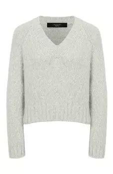 Свитер из хлопка и шерсти Weekend Max Mara