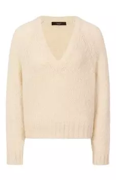 Свитер из хлопка и шерсти Weekend Max Mara