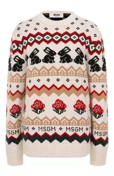 Свитер из шерсти и кашемира MSGM