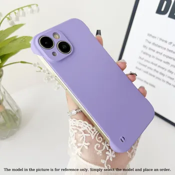 Твердый чехол для телефона конфетного цвета без рамки для Xiaomi Civi 4 Pro 3 2 1S 14 Civi 13 12 Lite Ne с защитой от отпечатков пальцев, жесткий матовый чехол из ПК Xiaomi Civi 4 Pro белый