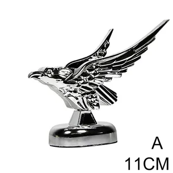 3D Flying Eagle Emblem Car Logo Передний капот Украшение Eagle Значок Наклейки на автомобиль Значок Украшения Наклейки Автомобильные аксессуары