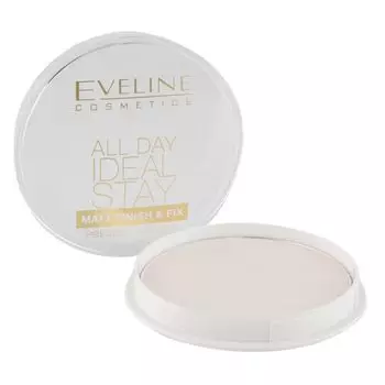 EVELINE Пудра компактная для лица ALL DAY IDEAL STAY