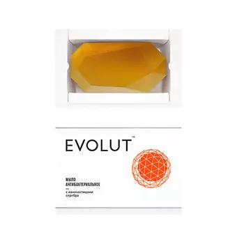 EVOLUT Мыло антибактериальное для лица и тела с наночастицами серебра