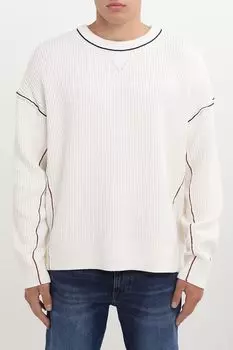Джемпер хлопковый с контрастными деталями Tommy Hilfiger